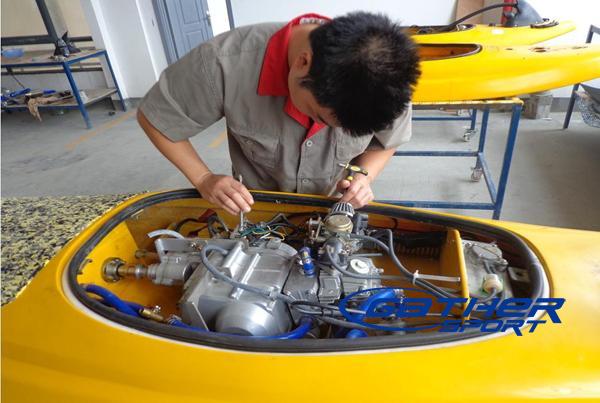 110CC POWER JETBOARD IN THE FACTORY