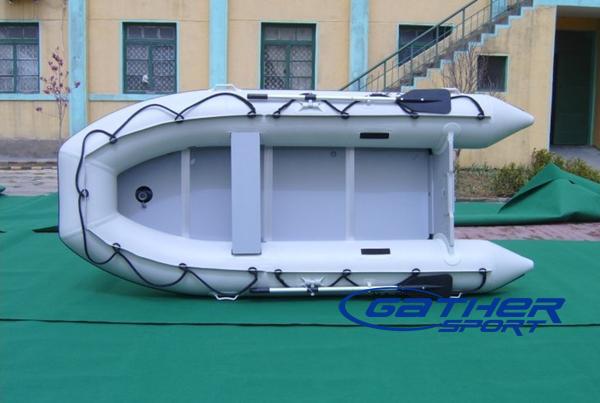 4.1M INFLATABLE ALUMINUM FLOOR BOAT GSA410