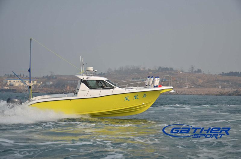 GATHER 32FT WALKAROUND FISHING BOAT